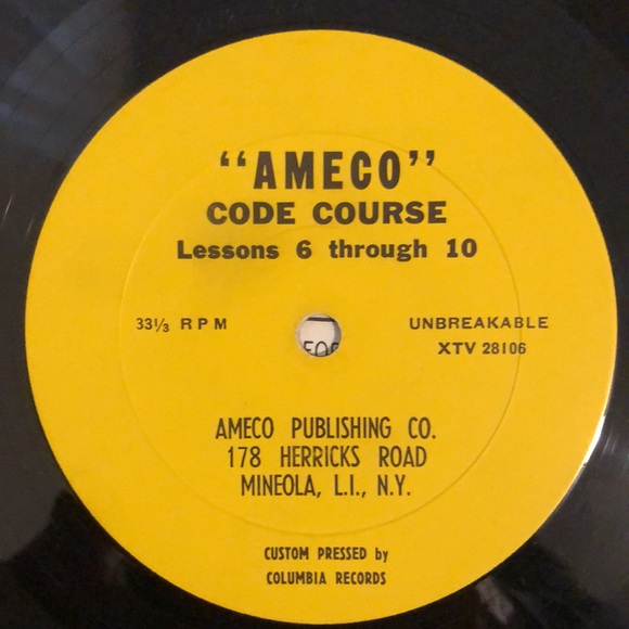 Learn Code With The Ameco Code Course Vinyl Lp - Picture 3 of 9